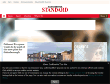 Tablet Screenshot of gainsboroughstandard.co.uk